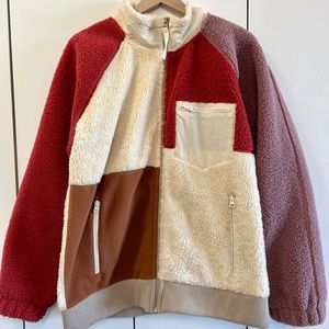 Helmet Lang Patched Oversized Fleece